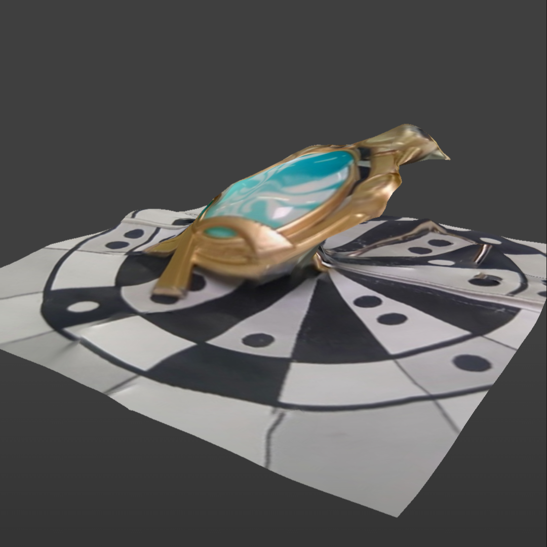 Even though I tried to use the podium and light, it still couldn't fully scan the keychain in.